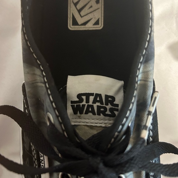 Vans women’s size 8.5, mens size 7 Star Wars sneakers black shoes. - Picture 8 of 10